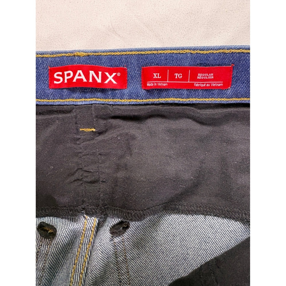Spanx Shape Authentic 360 90s Straight Leg Jeans XL High Rise Everyday Shaping - Picture 4 of 8